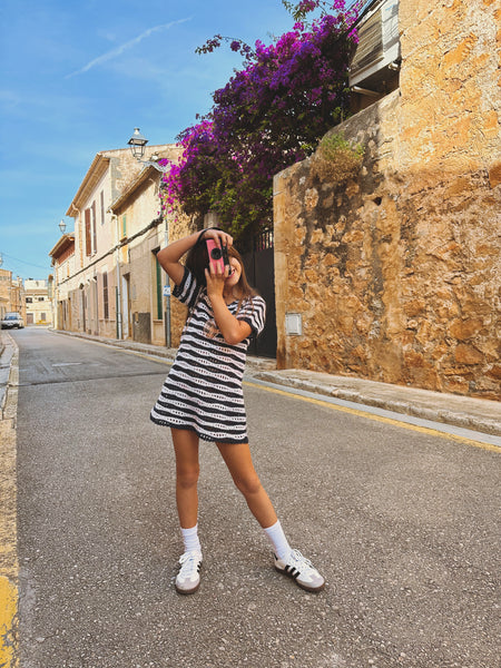 WAVY CROCHET DRESS